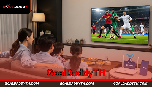 ครอบครัวไทยเพลิดเพลินกับการสตรีมพรีเมียร์ลีกคุณภาพ 4K ผ่านเครือข่าย DTAC ในปี 2568